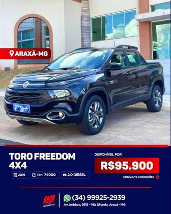 FIAT TORO 2.0 16V TURBO DIESEL FREEDOM 4WD AT9
